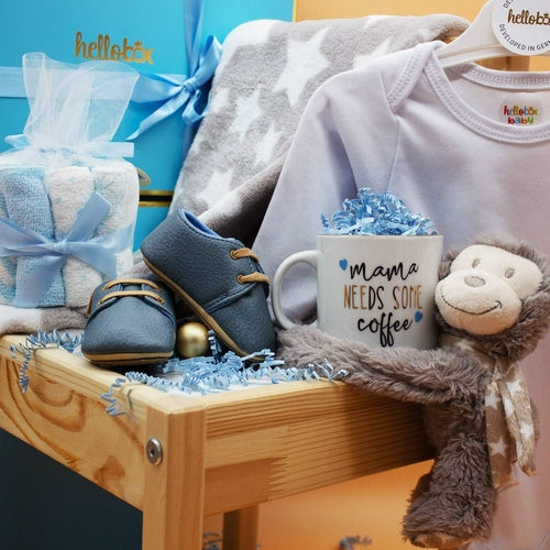 Hellobox cadeaux pour nouveau-nés avec couverture pour bébé, peluche (17 pièces)
